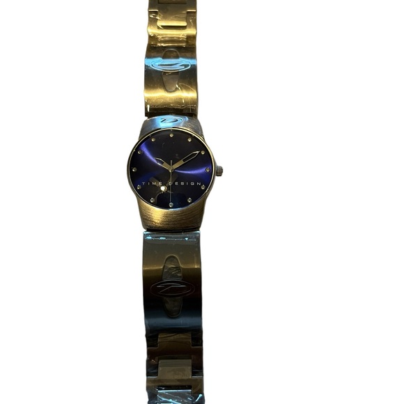 NTW Men’s Stainless Steel Watch Time Design Blue Face - Picture 8 of 15